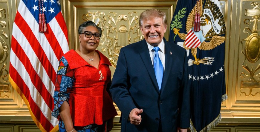 Judith Suminwa et Donald Trump à New York